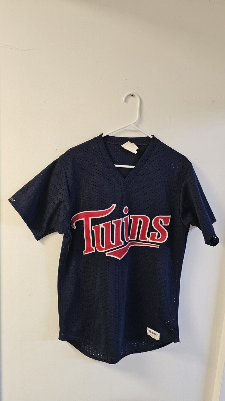 Vintage Minnesota Twins Majestic Mesh Pullover BP Jersey Size Large MLB 80's